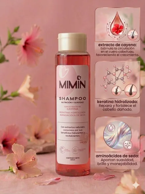 Shampoo Mimin de Cayena X 500ML