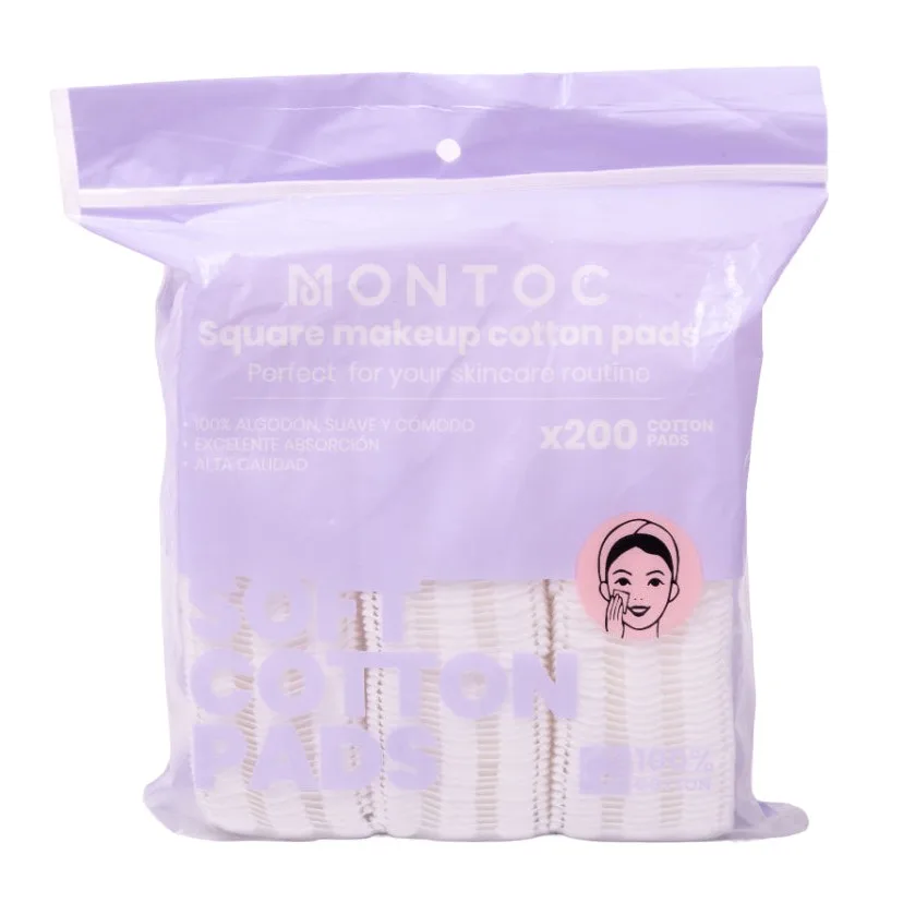 Soft Cotton Pads Montoc x 200 Algodones