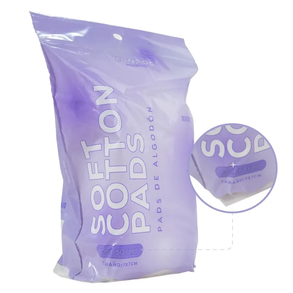 Soft Cotton Pads Montoc x 50 Algodones