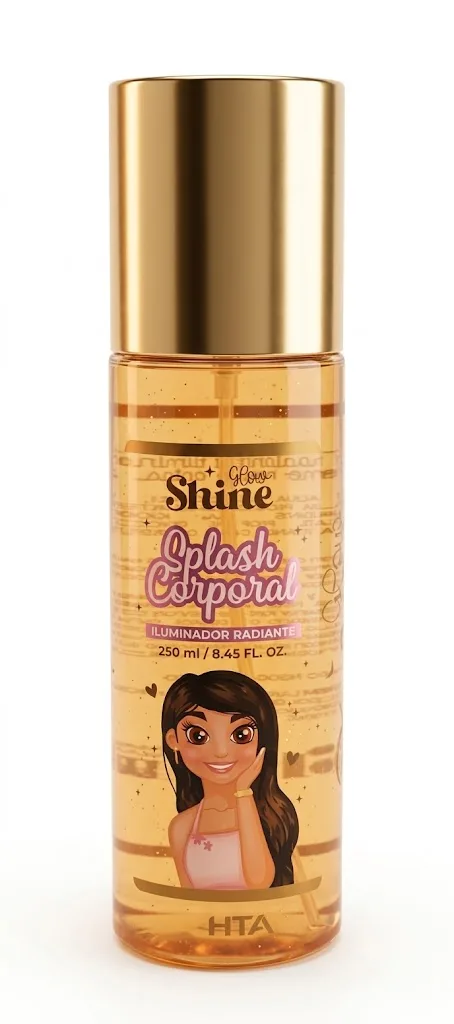 Splash Corporal Glow Shine Dorado X 250ML